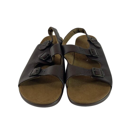 SAS Bravo Sandals Shoes Mens 15 Wide Buckle Tripad Comfort Brown - Picture 2 of 7